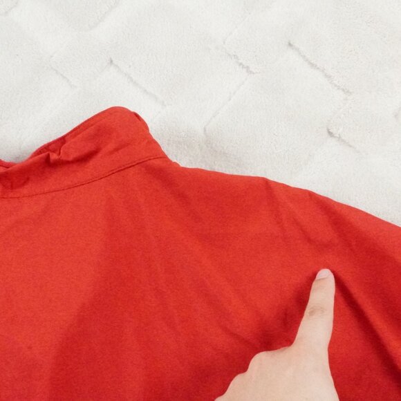 Polo Ralph Lauren Windbreaker Jacket Mens 2XL Red Short Sleeve Pull Over Golf - Picture 11 of 12